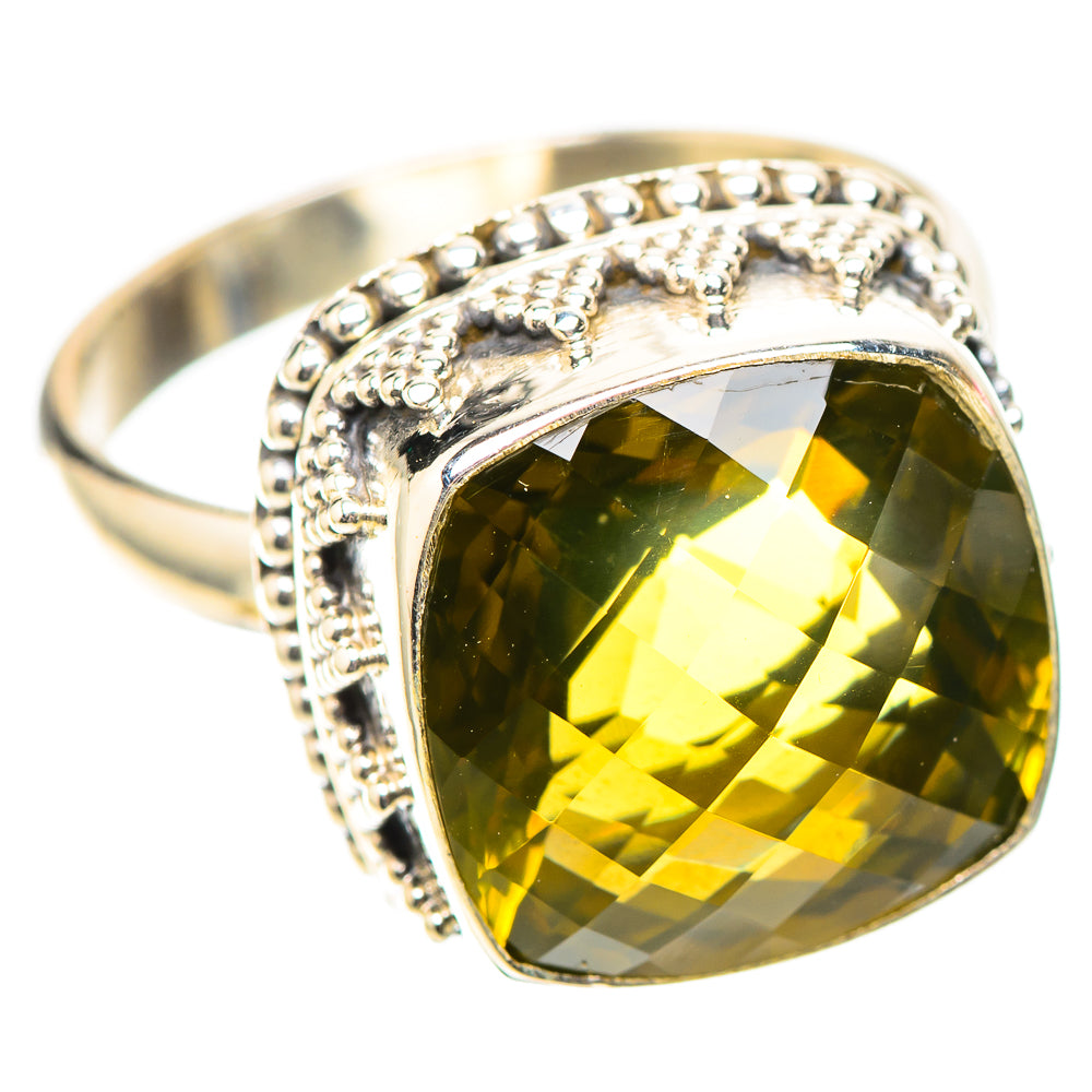 Faceted Citrine Ring Size 10 (925 Sterling Silver) RING138865