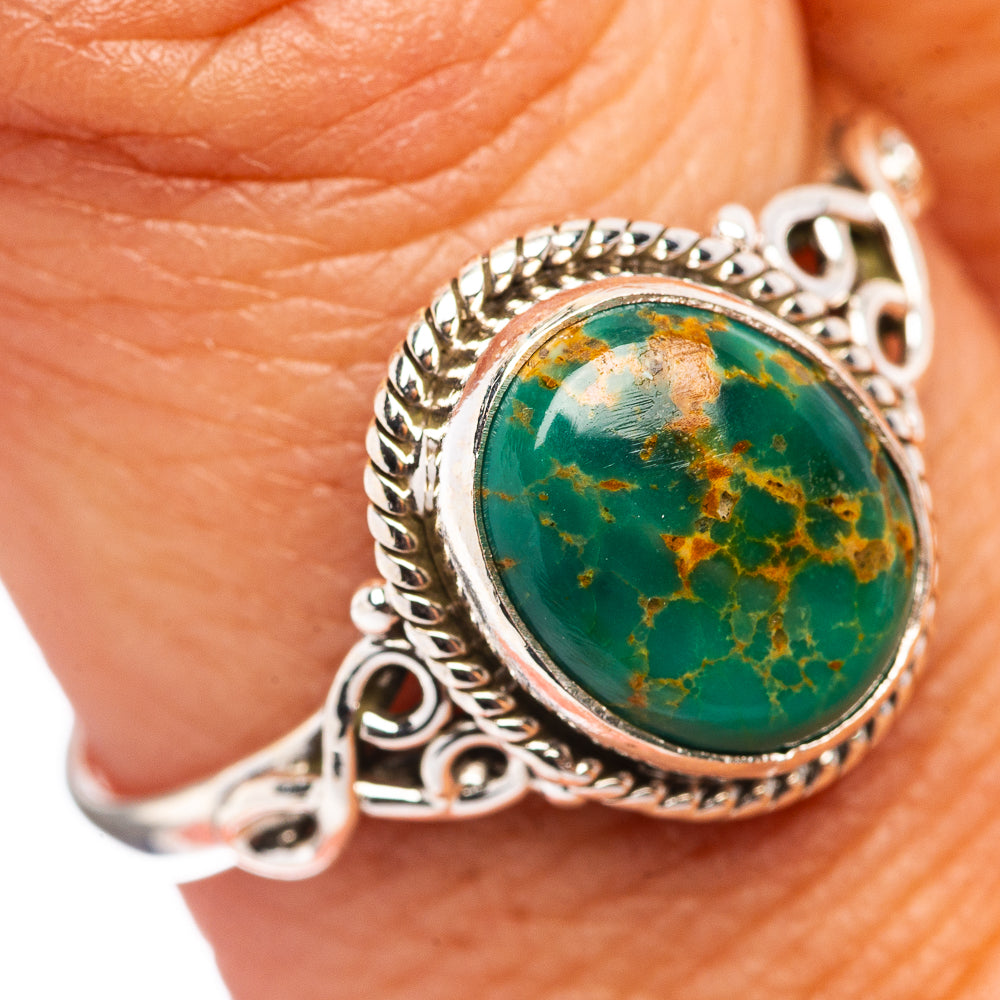 Mojave Turquoise Ring Size 10 (.925 Sterling Silver)