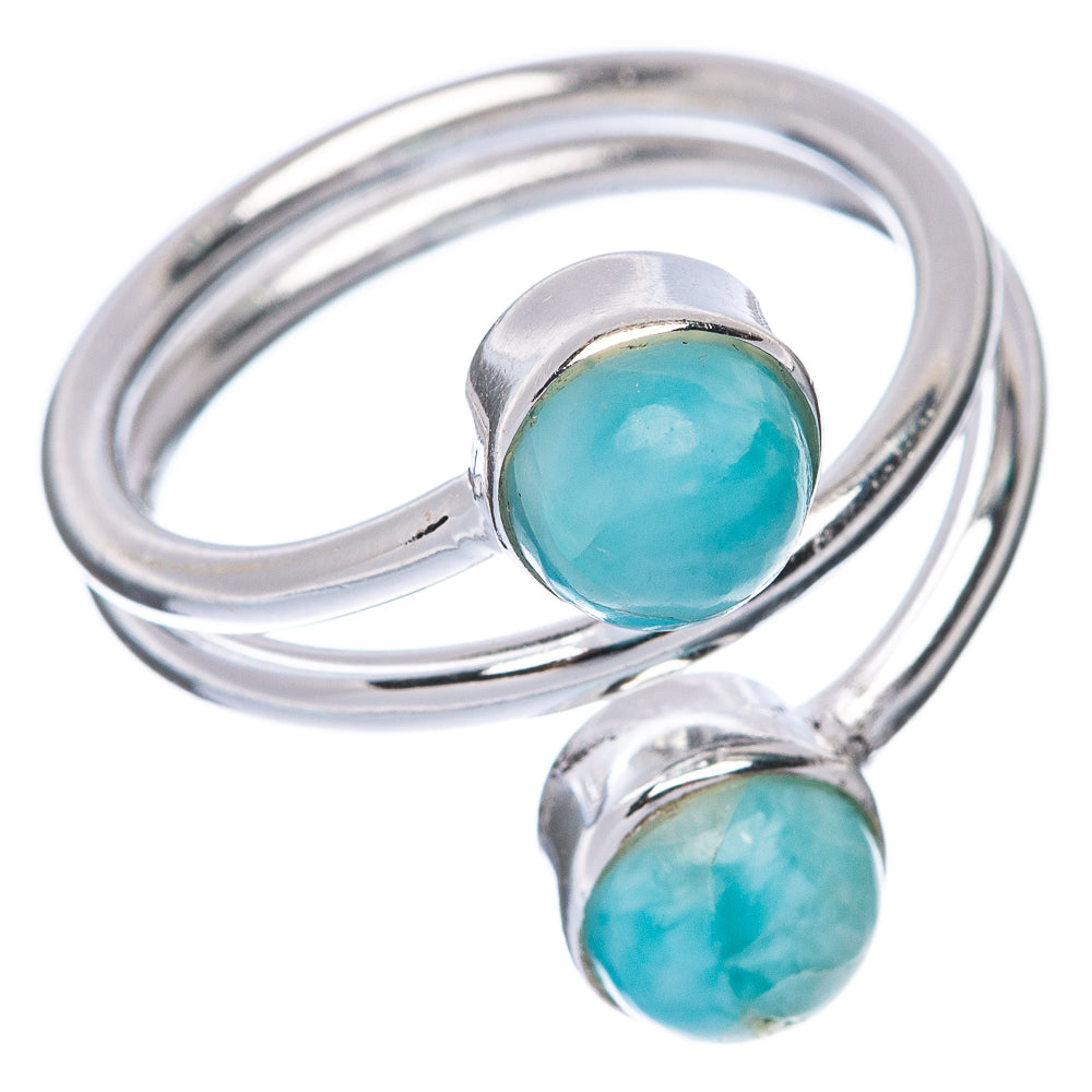 Larimar Dainty Ring Size 6 (925 Sterling Silver) R145832