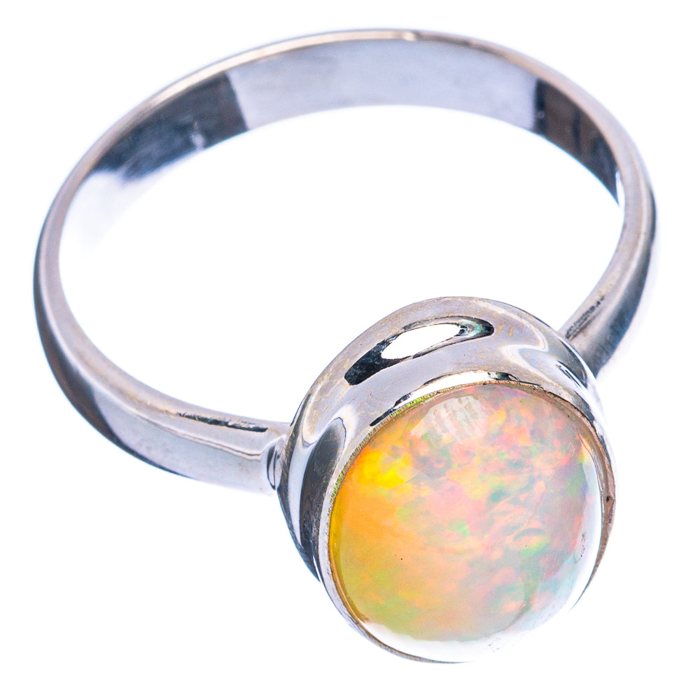 Large Rare Ethiopian Opal Ring Size 8.75 (925 Sterling Silver) R4997