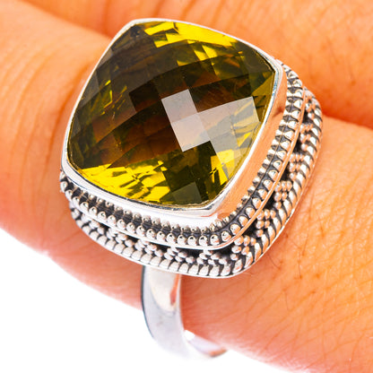 Faceted Citrine Ring Size 10 (925 Sterling Silver) R144469