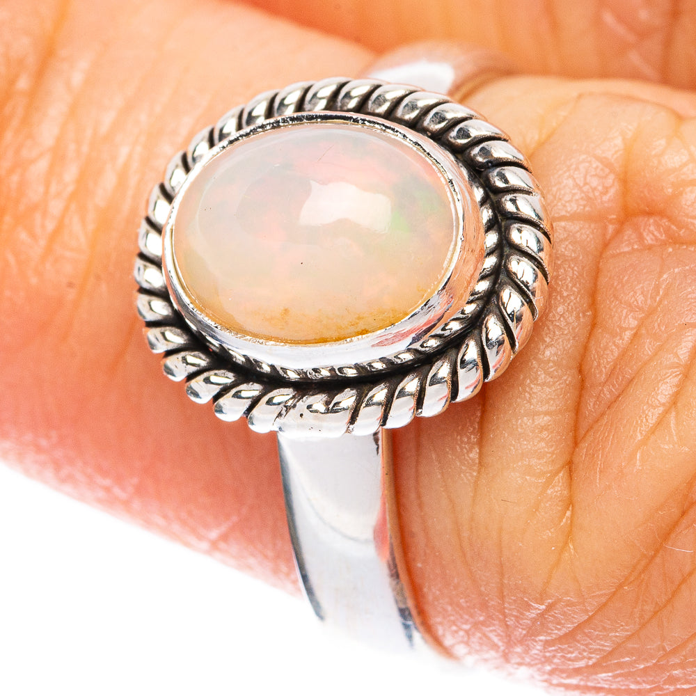 Rare Ethiopian Opal Ring Size 6.25 (925 Sterling Silver) R1914