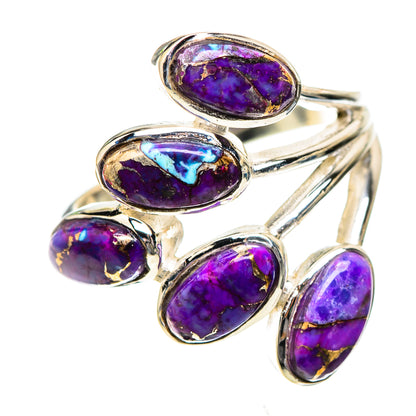 Purple Copper Composite Turquoise Ring Size 7.25 (925 Sterling Silver) RING137892