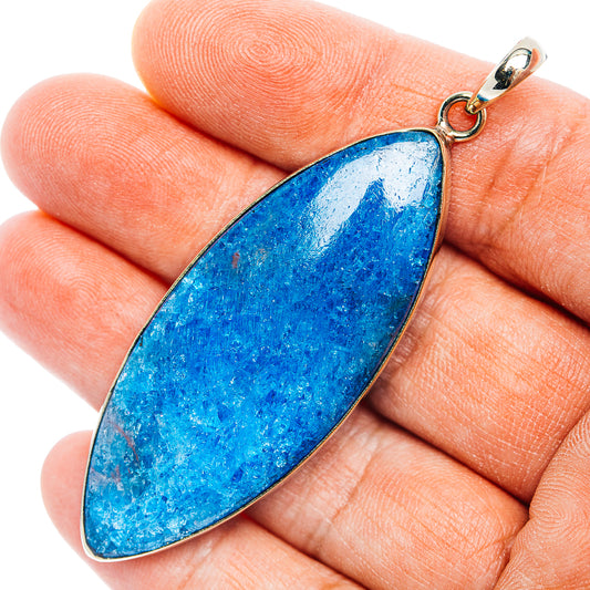 Apatite Pendant 2 3/4" (German Silver)