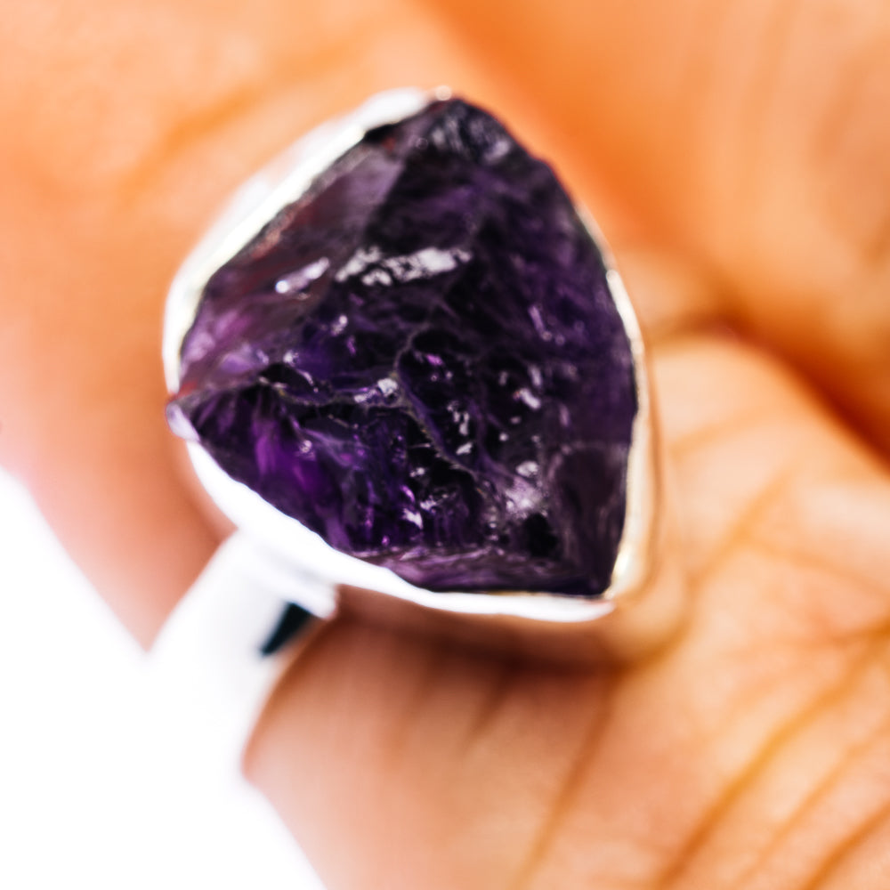 Amethyst Ring Size 6 (.925 Sterling Silver)