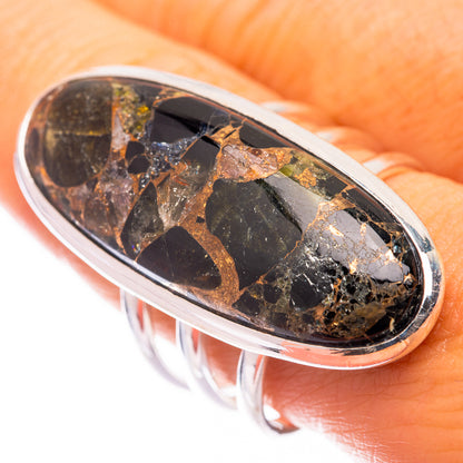 Large Mohave Black Onyx Ring Size 10 (925 Sterling Silver) R140980