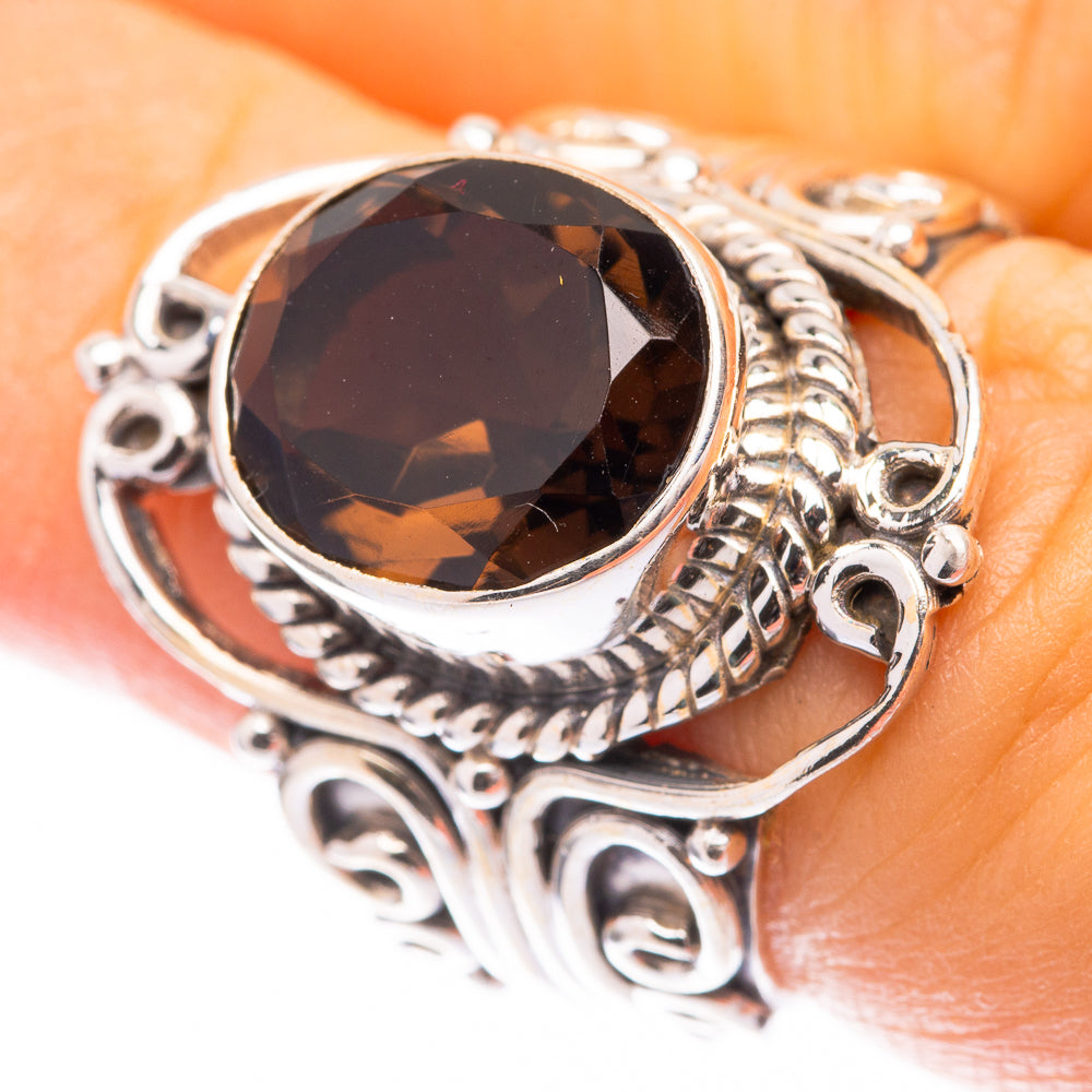 Smoky Quartz Ring Size 5.75 (925 Sterling Silver) R141484