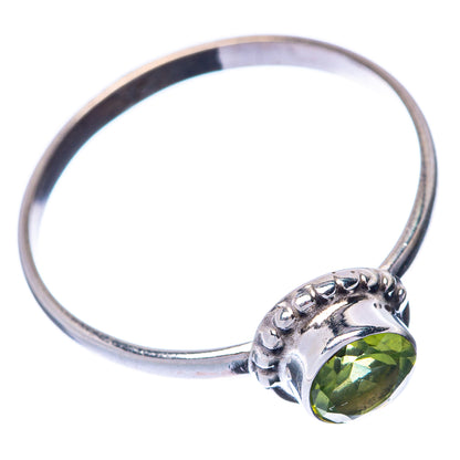 Peridot Dainty Ring Size 6.75 (925 Sterling Silver) R145248