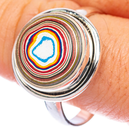 Fordite Ring Size 11.75 (925 Sterling Silver) R144741