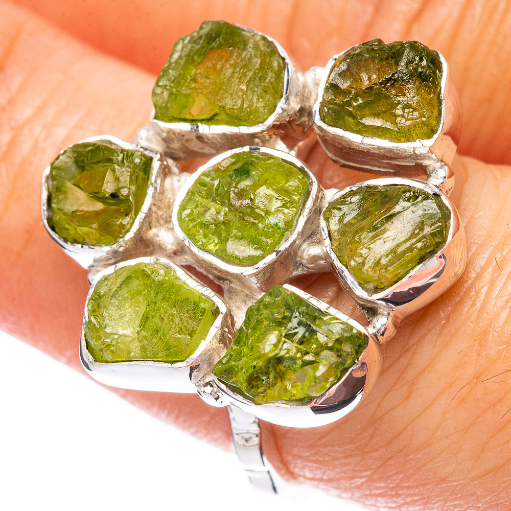 Premium Peridot 925 Sterling Silver Ring Size 7.75 Ana Co R3511