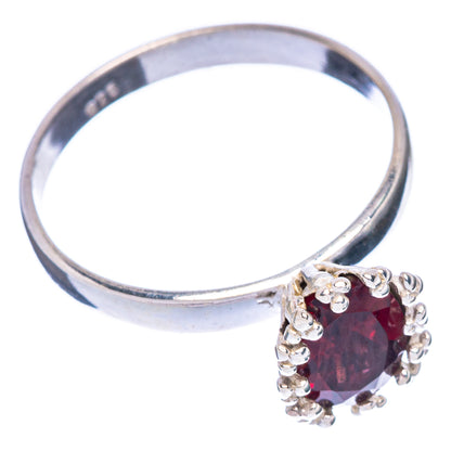 Garnet Ring Size 7.75 (925 Sterling Silver) R146825
