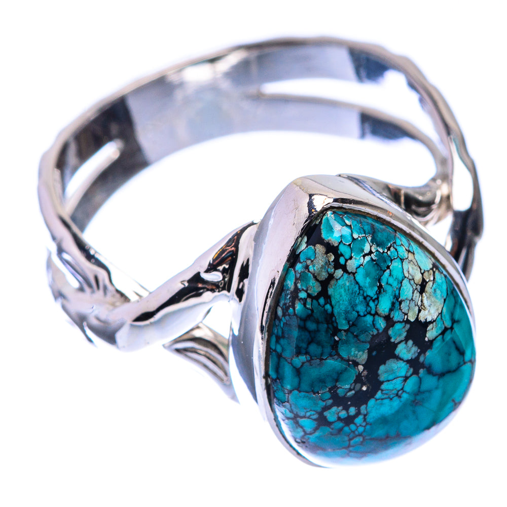 Premium Tibetan Turquoise Ring Size 7 (925 Sterling Silver) R141736