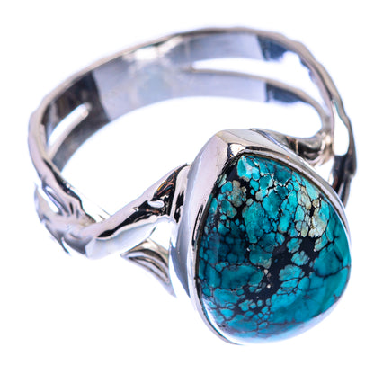 Premium Tibetan Turquoise Ring Size 7 (925 Sterling Silver) R141736