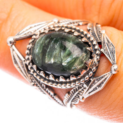 Seraphinite Ring Size 6.75 (925 Sterling Silver) R141583