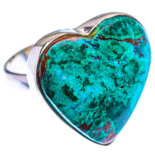 Large Chrysocolla Ring Size 9.25 (925 Sterling Silver) RING140240
