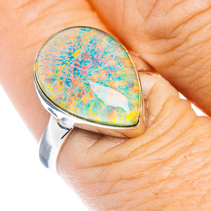 Sterling Opal Ring Size 7.75 (.925 Sterling Silver)