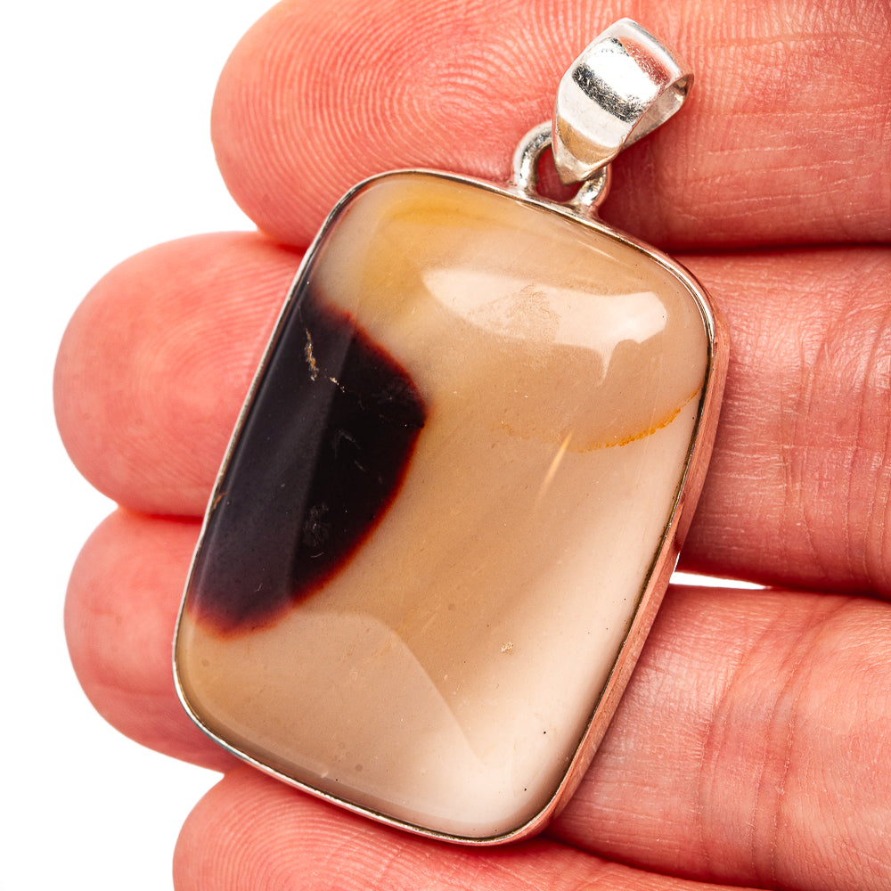 Mookaite Pendant 1 5/8" (.925 Sterling Silver)