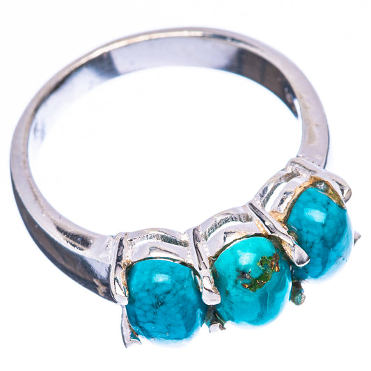Turquoise Dainty Ring Size 6.25 (925 Sterling Silver) R5182