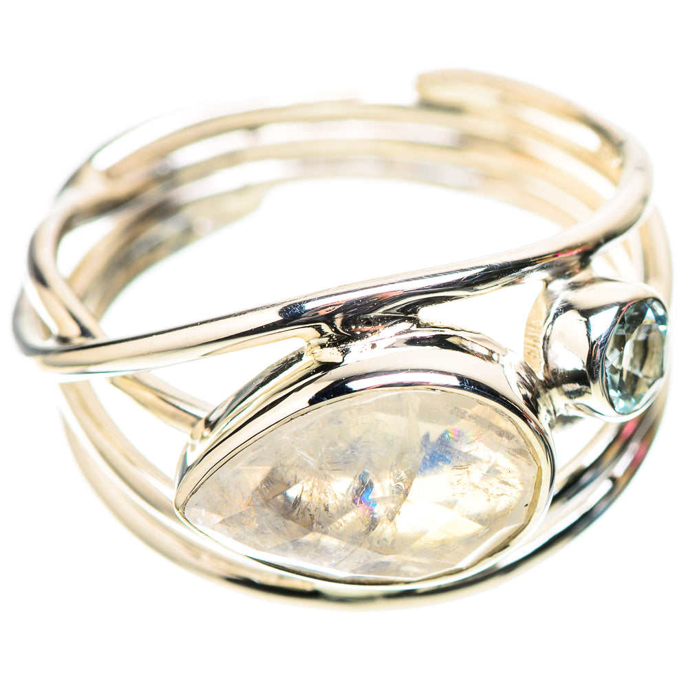 Premium Rainbow Moonstone Ring Size 9 (925 Sterling Silver) RING138252