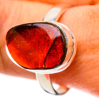 Canadian Ammolite 925 Sterling Silver Ring Size 11 (925 Sterling Silver) RING139433