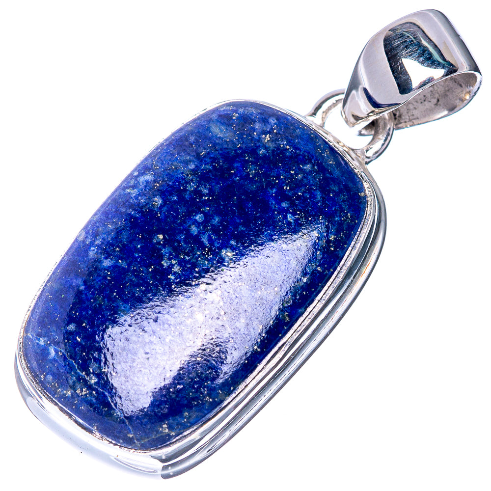 Lapis Lazuli Pendant 1 3/8" (925 Sterling Silver) P40888