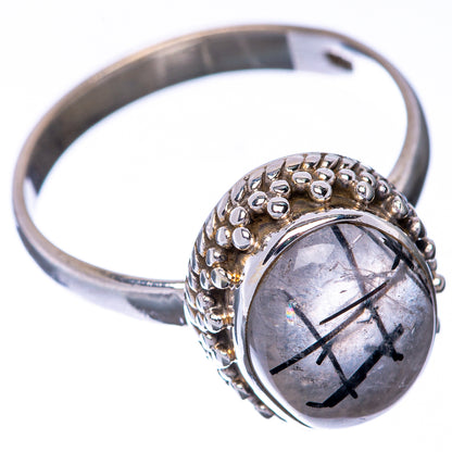 Tourmalinated Quartz Ring Size 8.5 (925 Sterling Silver) R145152