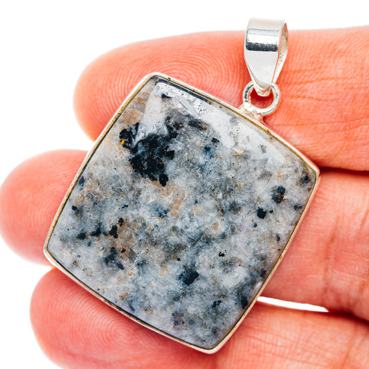 Premium Yooperlite Pendant 1 5/8" (.925 Sterling Silver)