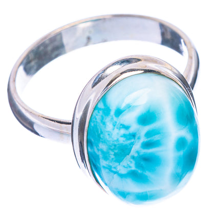 Larimar Ring Size 8 (925 Sterling Silver) R1266
