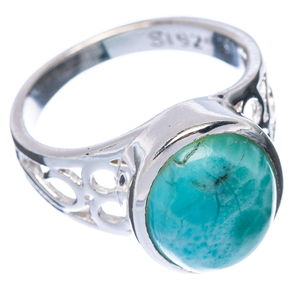 Larimar Dainty Ring Size 8 (925 Sterling Silver) R145885