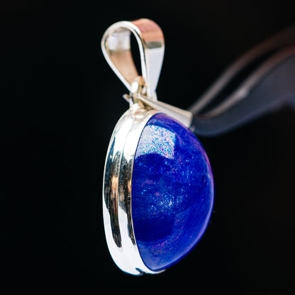 27.2ct Premium Tanzanite Pendant 1 1/4" (.925 Sterling Silver)