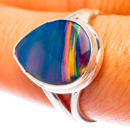 Aura Opal Ring Size 8.25 (925 Sterling Silver) R140589