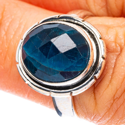 Rare Apatite Ring Size 6.25 (925 Sterling Silver) R5065
