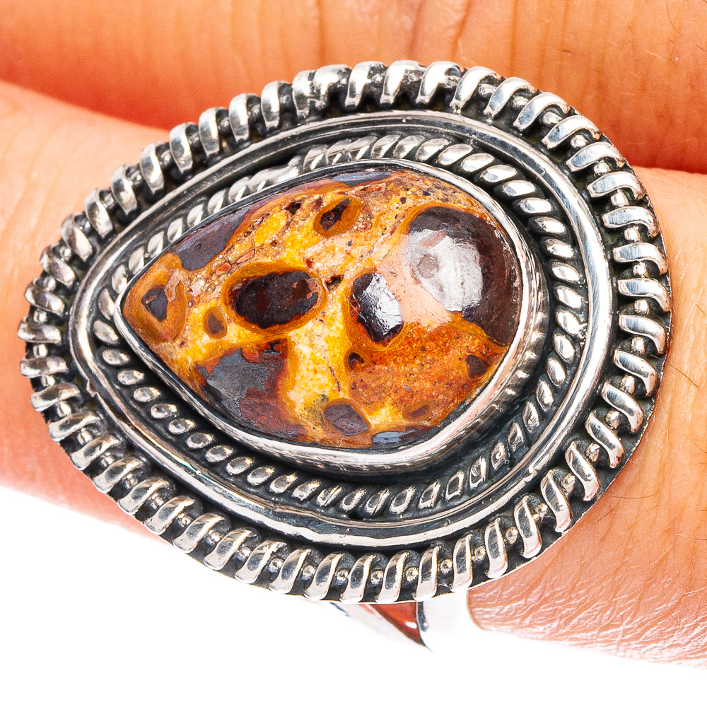 Bauxite 925 Sterling Silver Ring Size 8 (925 Sterling Silver) R6388