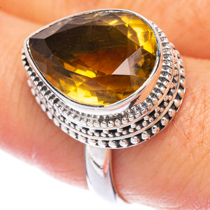 Faceted Citrine Ring Size 9 (925 Sterling Silver) R144753