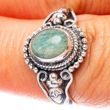 Aquamarine Dainty Ring Size 7 (925 Sterling Silver) R5101