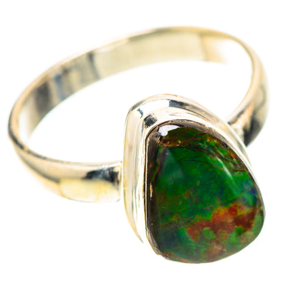 Canadian Ammolite 925 Sterling Silver Ring Size 8 (925 Sterling Silver) RING139395