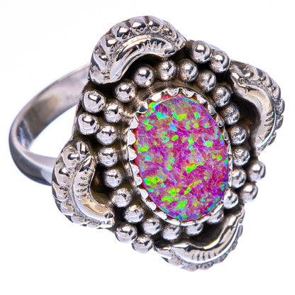 Synthetic Opal Ring Size 7 (925 Sterling Silver) R146125