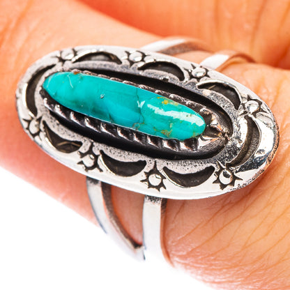 Rare Arizona Turquoise Ring Size 6.5 (925 Sterling Silver) R146808