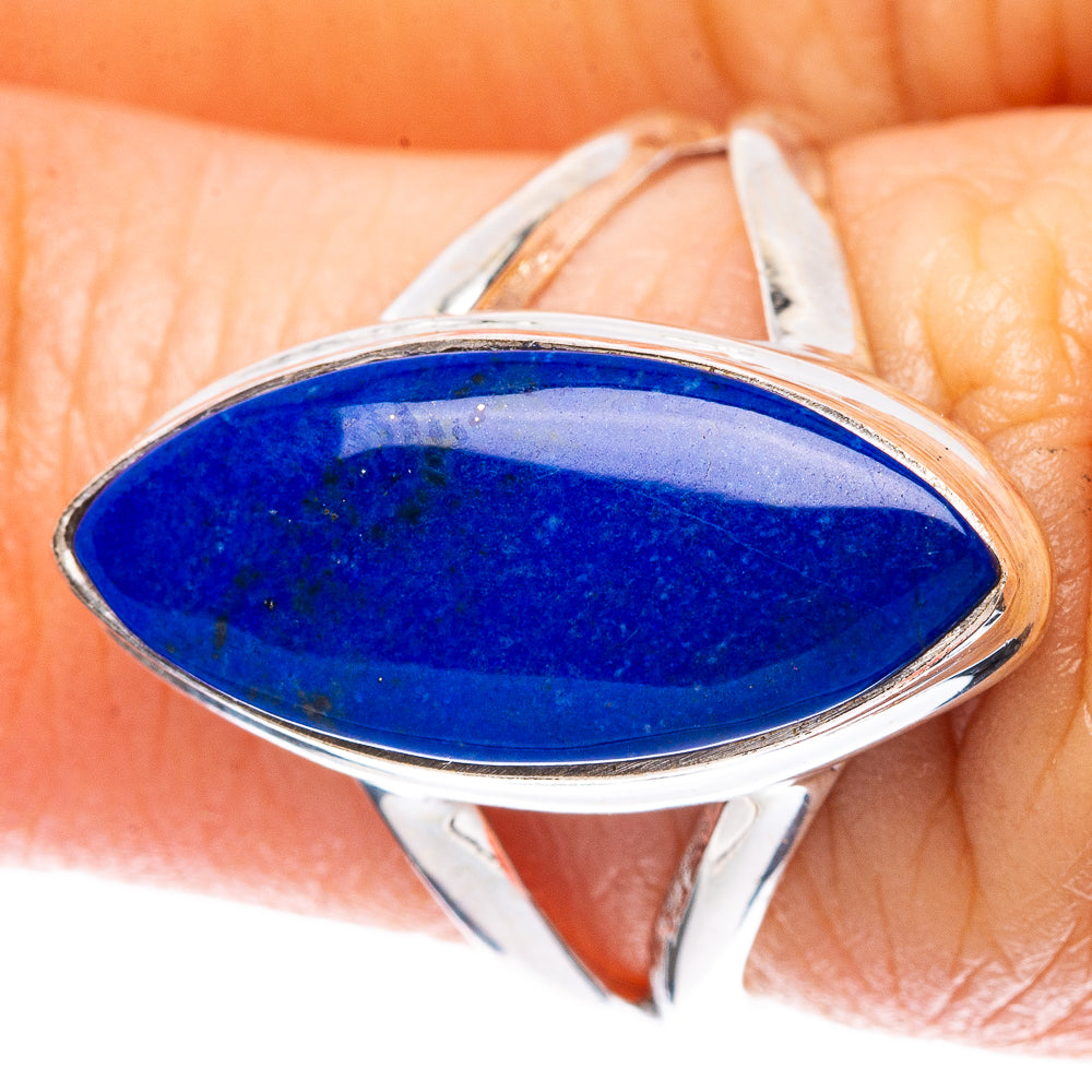 Lapis Lazuli Ring Size 5.75 (925 Sterling Silver) R4000