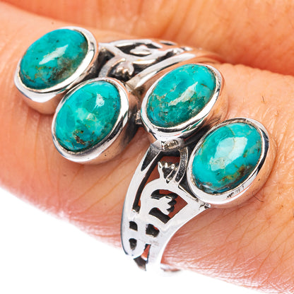 Rare Arizona Turquoise Ring Size 9 (925 Sterling Silver) R2863
