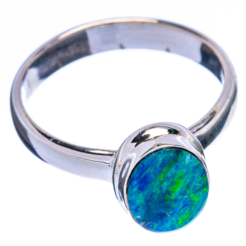 Doublet Opal Ring Size 7.5 (925 Sterling Silver) R146676