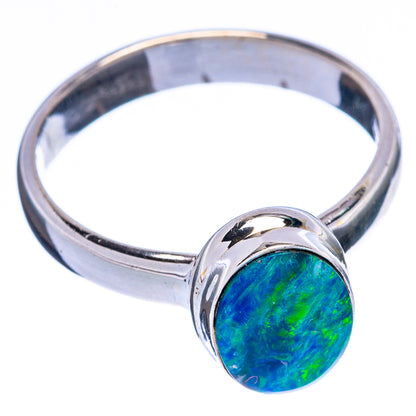 Doublet Opal Ring Size 7.5 (925 Sterling Silver) R146676