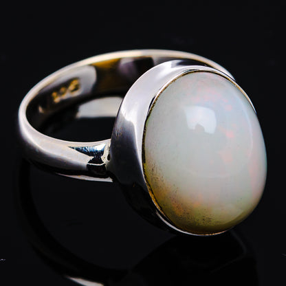 Premium Ethiopian Opal Ring Size 6 Adjustable (.925 Sterling Silver)