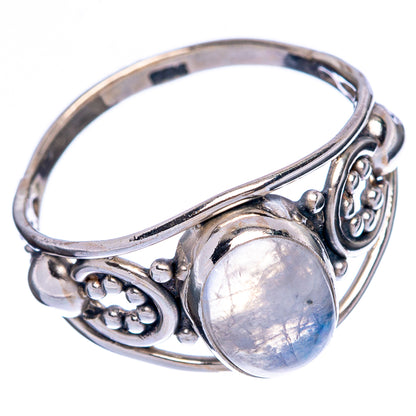 Rainbow Moonstone Ring Size 7.25 (925 Sterling Silver) R146420