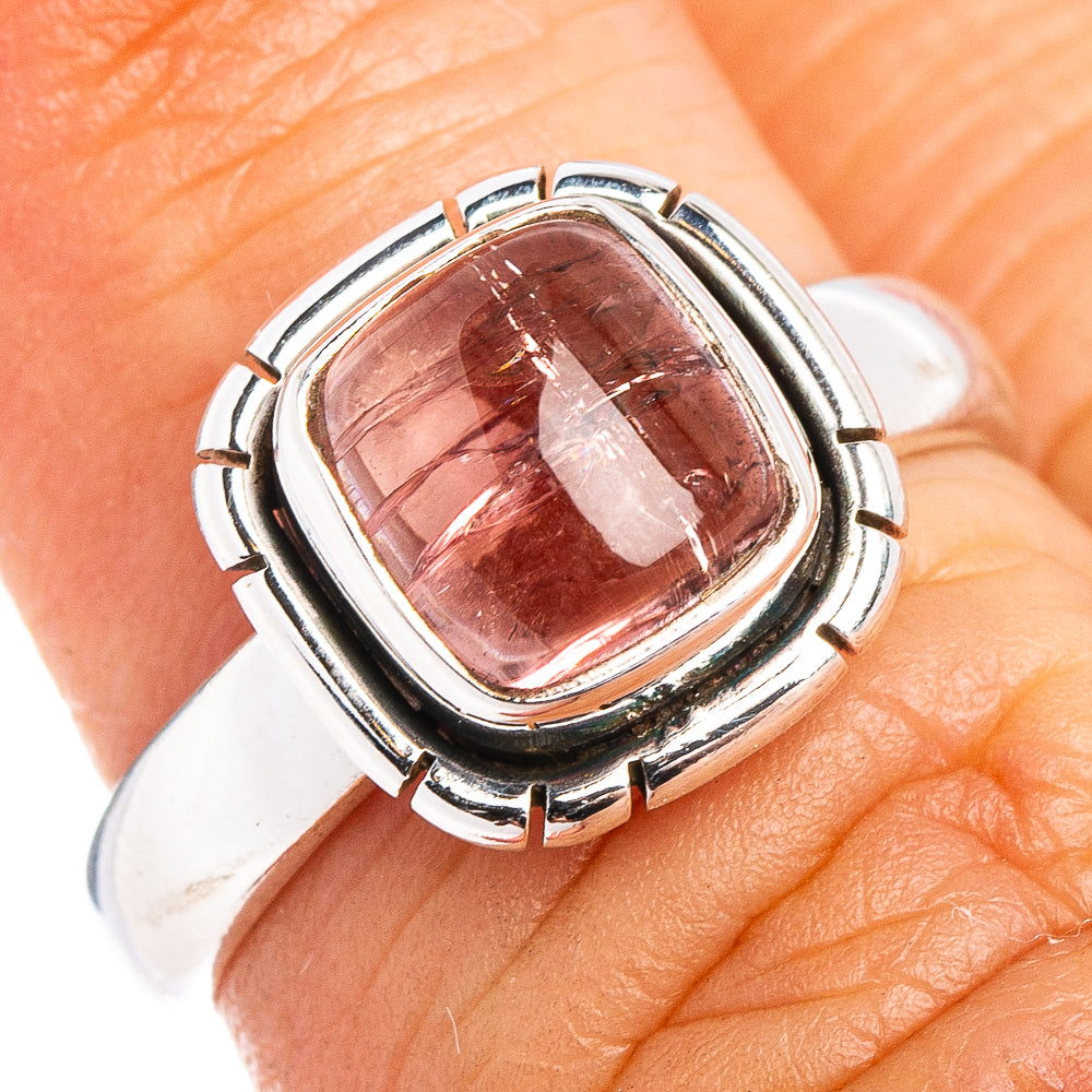 Rare Pink Tourmaline Ring Size 5.75 (.925 Sterling Silver)