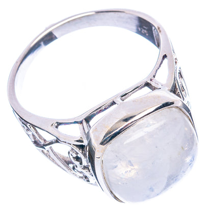 Rainbow Moonstone Ring Size 9.5 (925 Sterling Silver) R4793