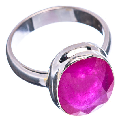 Premium Burmese Glass Filled Ruby Ring Size 7 (.925 Sterling Silver)