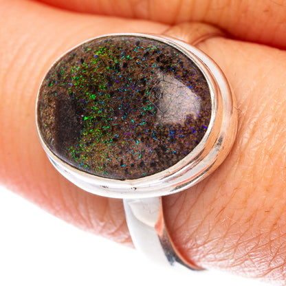 Rare Andamooka Opal Ring Size 8.75 (925 Sterling Silver) R1509