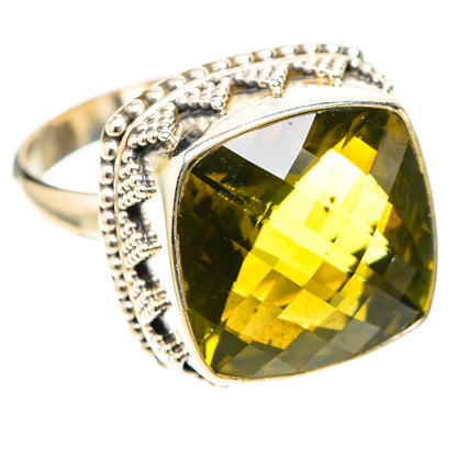 Faceted Citrine Ring Size 9 (925 Sterling Silver) RING138815