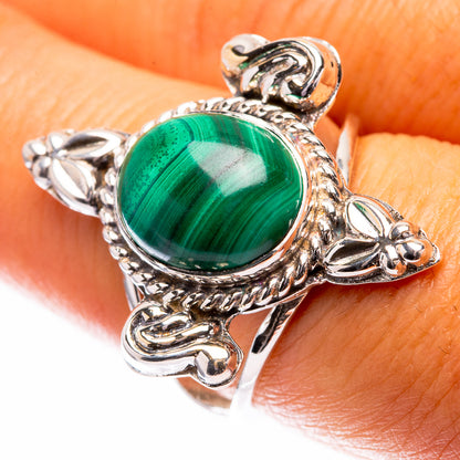 Premium Malachite Ring Size 7.5 (925 Sterling Silver) R141839